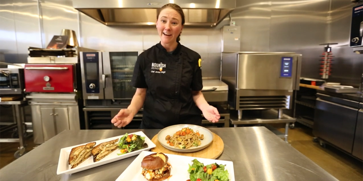 Chef Jess featured in Plant-Forward Future recipe demos Chef Jess featured in Plant-Forward Future recipe demos