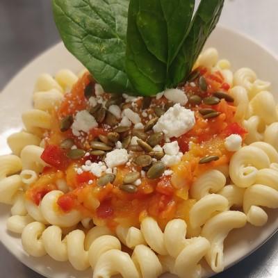 Halloween pasta