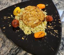 Crabless crab cakes
