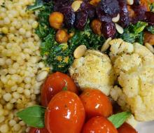 Curry sweet potato power bowl