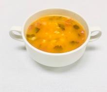 Farro and chickpea soup
